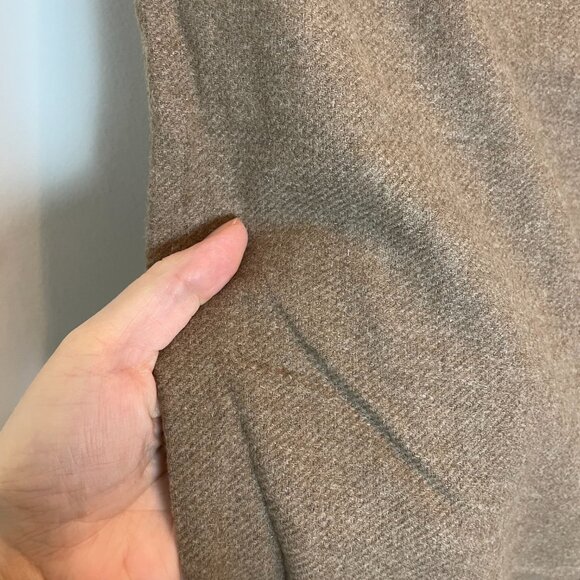 BANANA REPUBLIC Petite Wide Leg Slim Flare Wool Pleated Trouser Pants \\ 8P - Picture 11 of 12